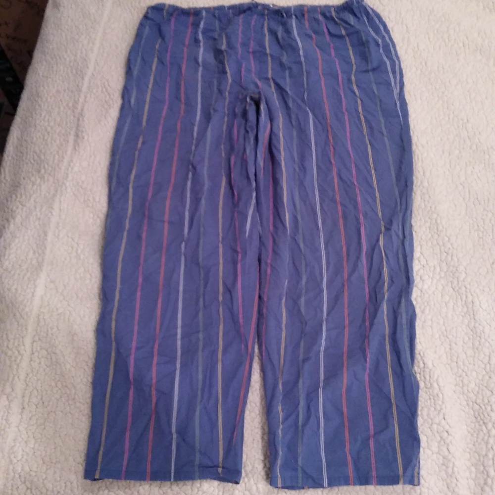 Victoria Secret Pajama Pants/Draw String Sz Lrg